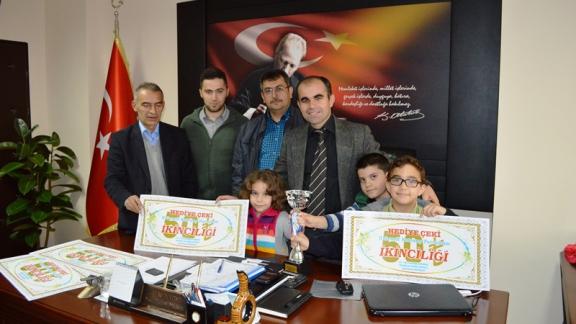 Zehra Galip Sumra Atatürk İlkokulu Satranç Takımı Taşeli Okullar Arası Takım Satranç  Turnuvasında İl 2. si Oldu