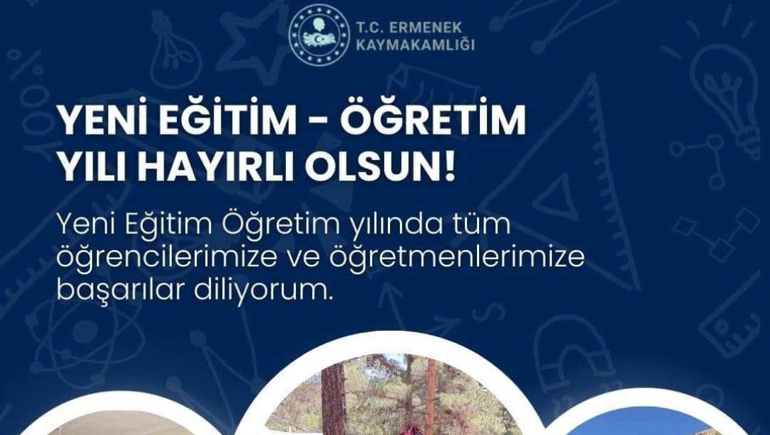 Kaymakamımız Fatih ERDOĞAN'ın 2024-2025 Eğitim-Öğretim Yılı Açılış Mesajı