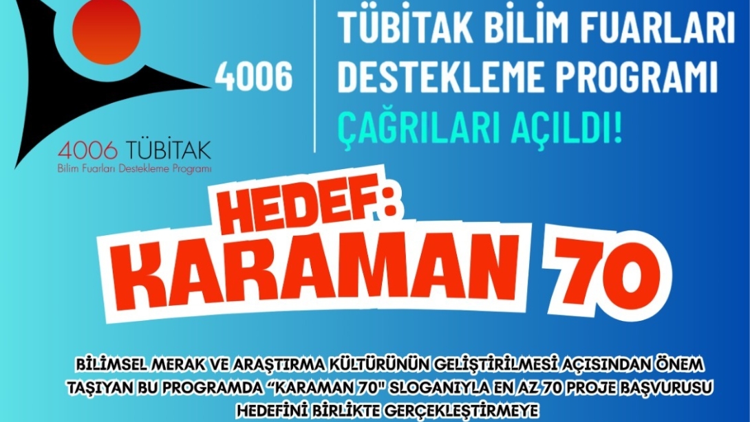 ERMENEK İLÇE MİLLİ EĞİTİM MÜDÜRLÜĞÜ TARAFINDAN TÜBİTAK 4006 BİLİM FUARLARI BİLGİLENDİRME SEMİNERİ GERÇEKLEŞTİRİLDİ! 